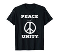 Eliruss Peace And Unity Peace Sign Love T-Shirt - Graphic Print Unisex - T-Shirt, Sweatshirt, Hoodie