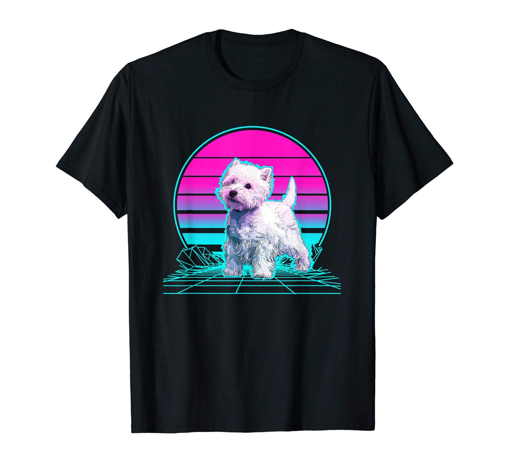 Sunset Westie T-Shirt - Unique Graphic Men Women - T-Shirt, Sweatshirt, Hoodie