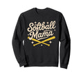 Softball Mama Baseball Sports Sweatshirt - Aesthetic Graphic for Adults - T-Shirt, Sweatshirt, Hoodie