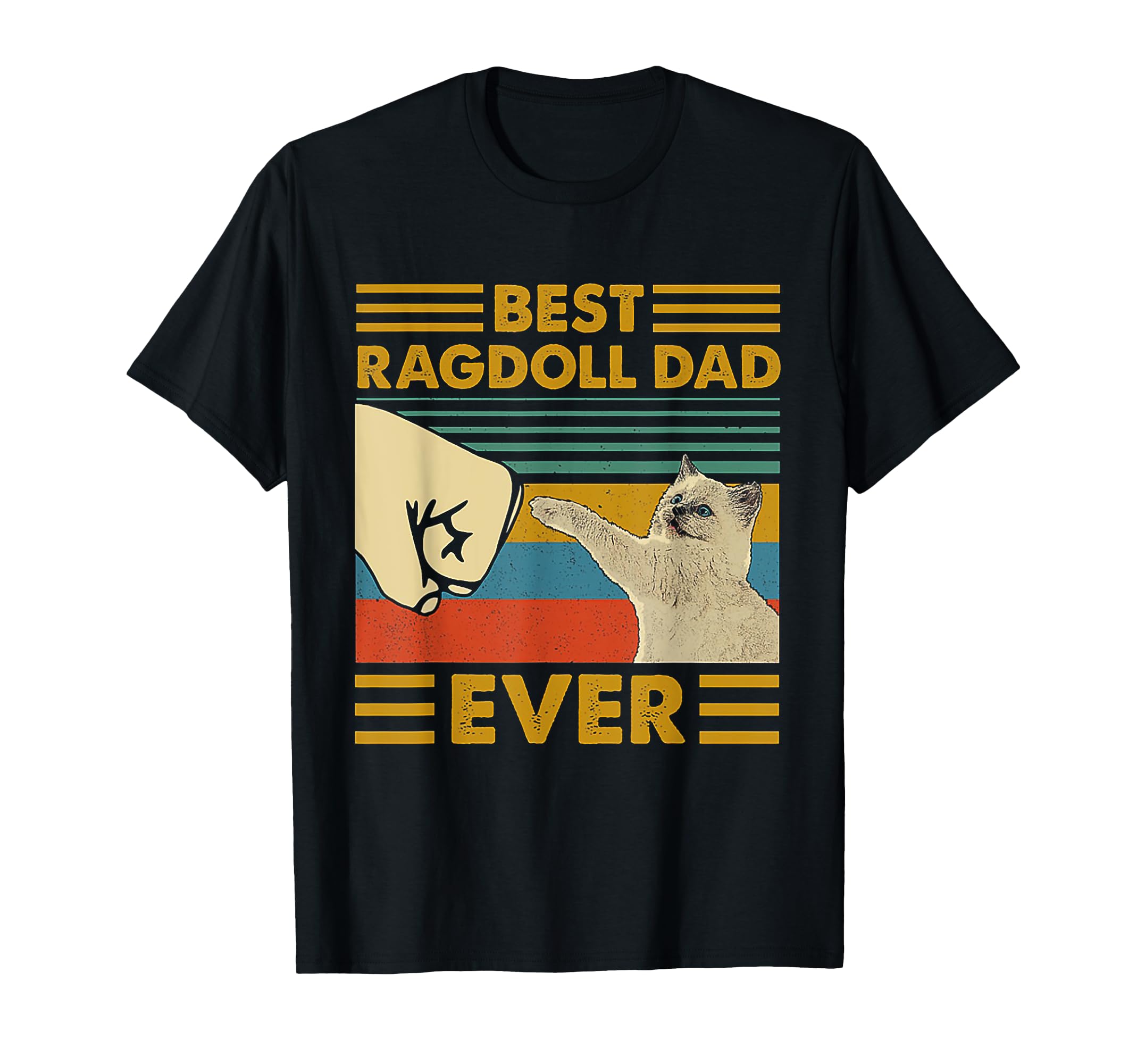 Best Ragdoll Dad Ever Sunset T-Shirt - Trendy Graphic Men Women - T-Shirt, Sweatshirt, Hoodie