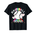Baseball Mama Colorful Heart T-Shirt - Aesthetic Graphic for Adults - T-Shirt, Sweatshirt, Hoodie