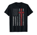 Distressed Usa Flag Christian T-Shirt - Unique Graphic Men Women - T-Shirt, Sweatshirt, Hoodie