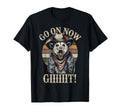 Go Now Git Western Rode Cowboy Opossum T-Shirt - Unique Graphic Men Women - T-Shirt, Sweatshirt, Hoodie