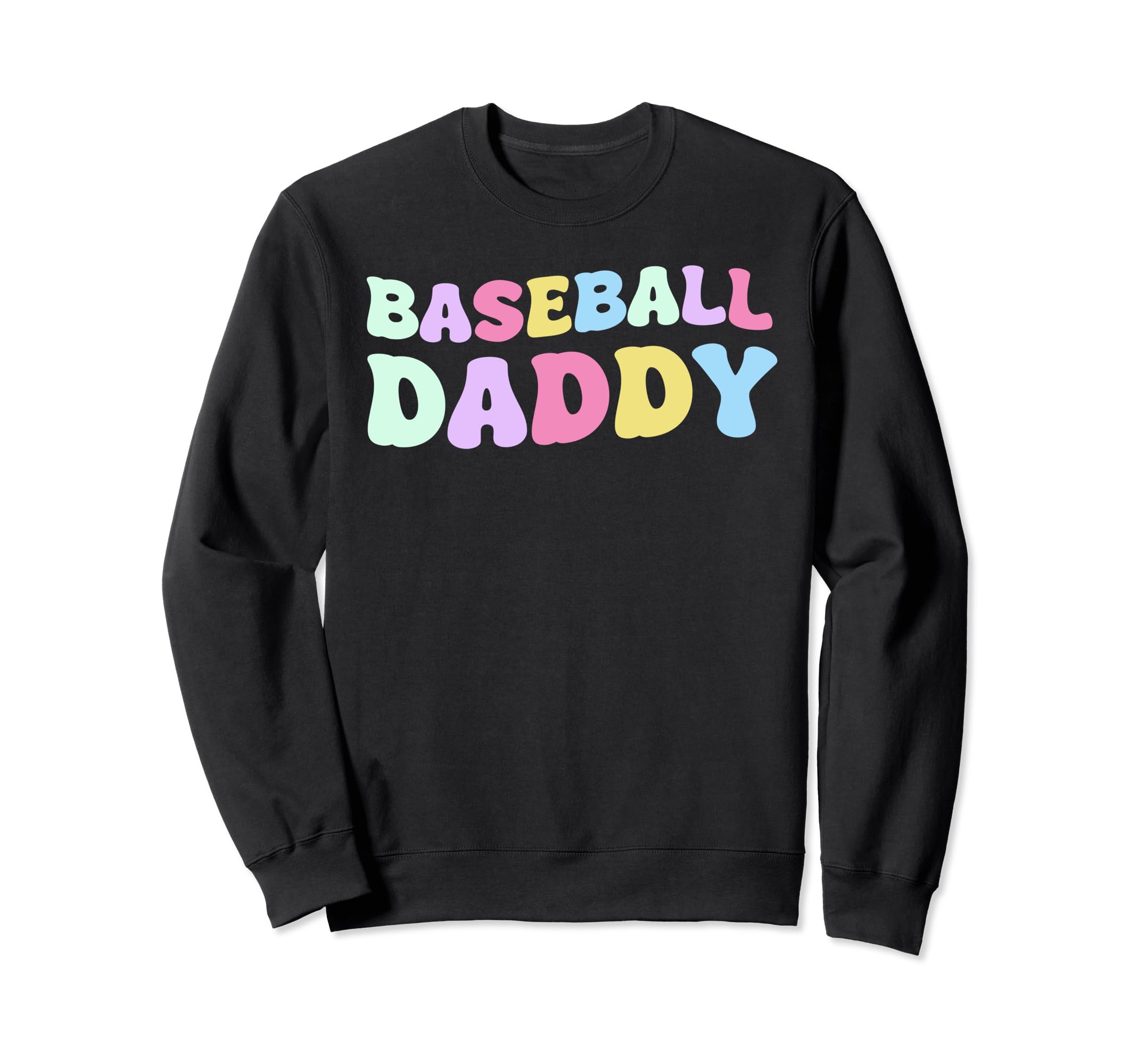 Groovy Daddy Baseball Family Matching Sweatshirt - Minimalist Print Unisex - T-Shirt, Sweatshirt, Hoodie