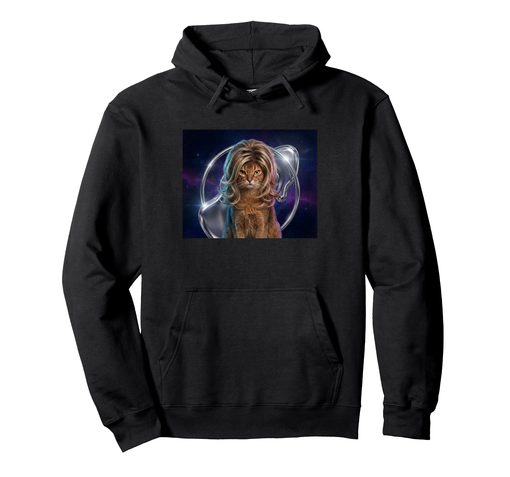 90S Rachel Hairstyle Abyssinian Cat Hoodie - Aesthetic Graphic Men Women - T-Shirt, Sweatshirt, Hoodie