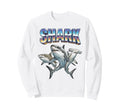Shark 70S 90S Shark Ocean Sea Sweatshirt - Aesthetic Graphic for Adults - T-Shirt, Sweatshirt, Hoodie