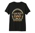 Mens Fathers Day Gamer Dad More Lit Than T-Shirt - Graphic Print Men Women - T-Shirt, Sweatshirt, Hoodie