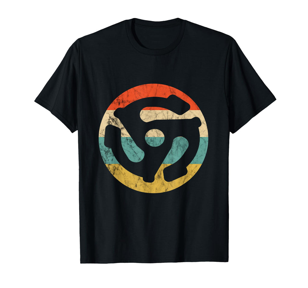 Vinyl Adapter Dj Turntable Music T-Shirt - Casual Everyday Wear Unisex - T-Shirt, Sweatshirt, Hoodie