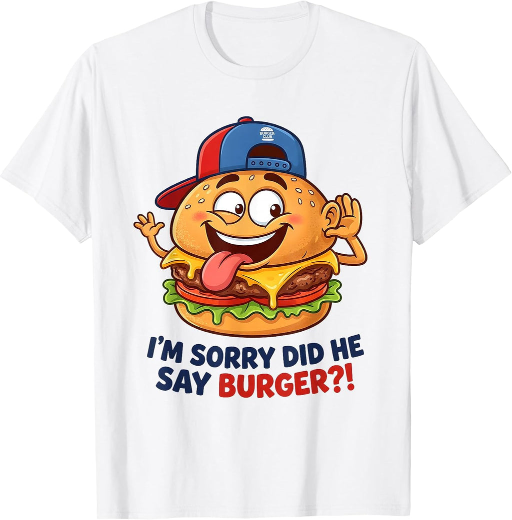 Funny Burger Meme Men Women Boys Girls Kids - Adult & Kids T-Shirts, Sweatshirts & Hoodies apparel design preview 1