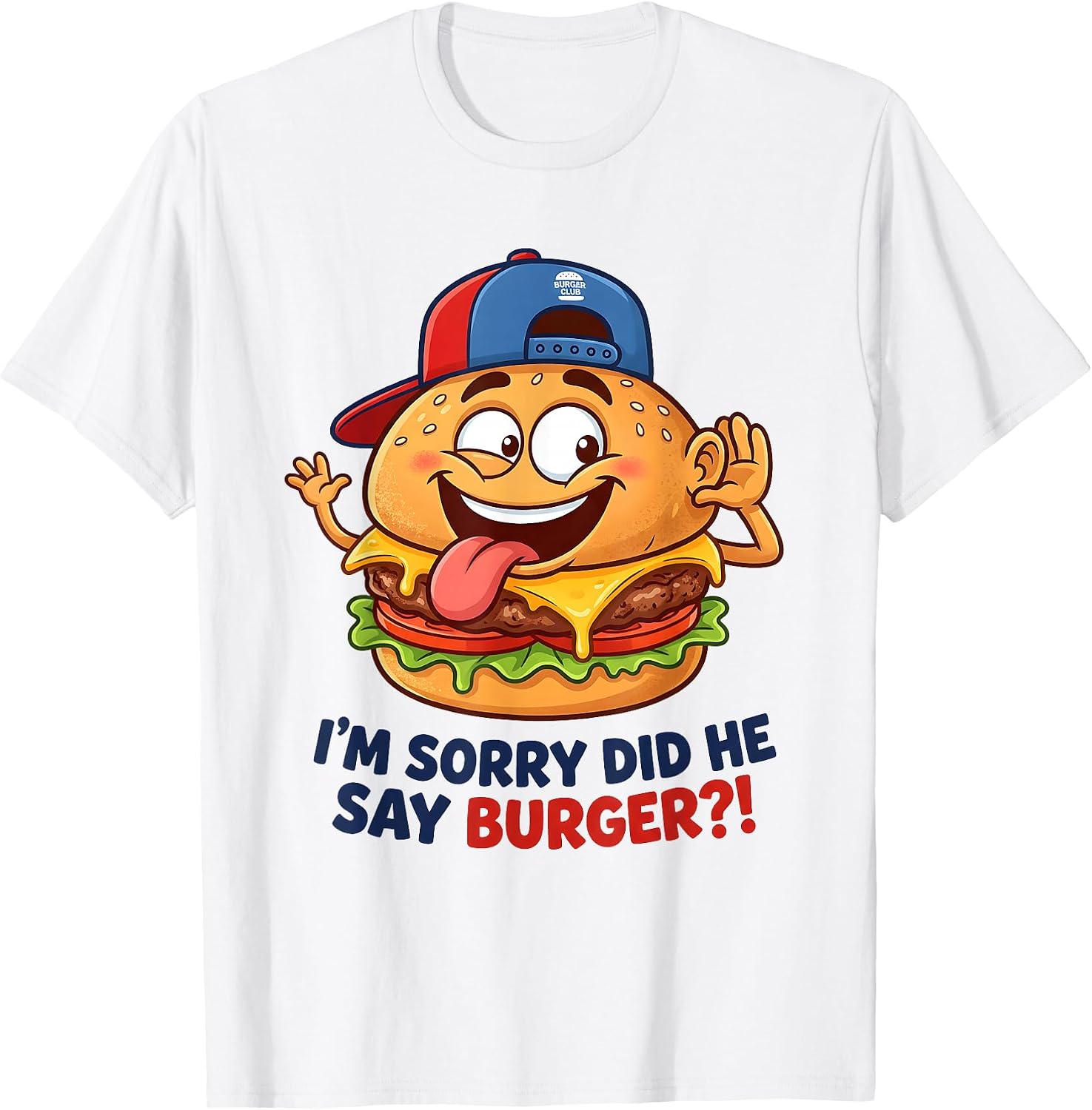 Funny Burger Meme Men Women Boys Girls Kids - Adult & Kids T-Shirts, Sweatshirts & Hoodies apparel design preview 1