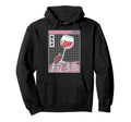 Wine Glass Kawaii Grid Vaporwave Hoodie - Aesthetic Graphic Unisex - T-Shirt, Sweatshirt, Hoodie
