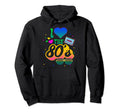 I Love Eighties Sunglasses Cassette Hoodie - Aesthetic Graphic Unisex - T-Shirt, Sweatshirt, Hoodie