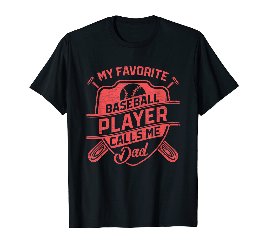 Mens My Favorite Baseball Player Calls T-Shirt - Trendy Graphic for Adults - T-Shirt, Sweatshirt, Hoodie