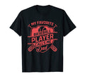 Mens My Favorite Baseball Player Calls T-Shirt - Trendy Graphic for Adults - T-Shirt, Sweatshirt, Hoodie
