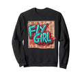 Fly 80S 90S Old School Hip Hop Sweatshirt - Minimalist Print for Adults - T-Shirt, Sweatshirt, Hoodie