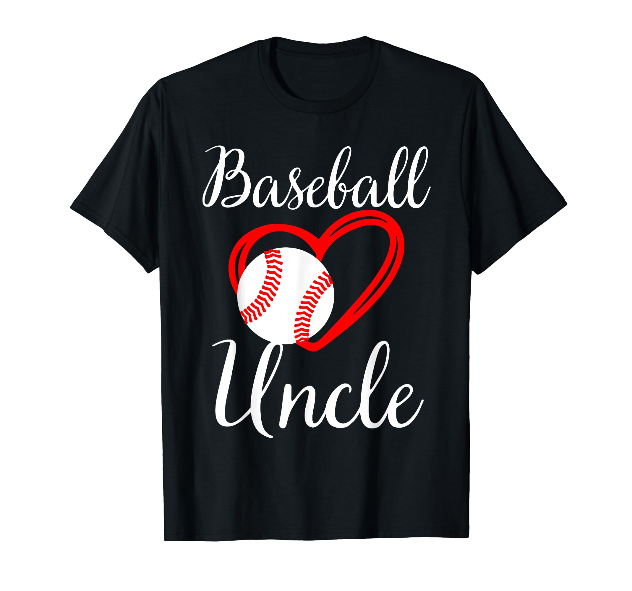 Baseball Uncle Family Matching T-Shirt - Casual Everyday Wear for Adults - T-Shirt, Sweatshirt, Hoodie