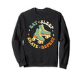 Eat Sleep Skate Repeat 70S 80S 90S Sweatshirt - Graphic Print for Adults - T-Shirt, Sweatshirt, Hoodie