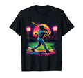 Baseball Batter Art Sunset And Palm T-Shirt - Graphic Print for Adults - T-Shirt, Sweatshirt, Hoodie