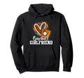 Baseball Girlfriend Leopard Heart Hoodie - Aesthetic Graphic Unisex - T-Shirt, Sweatshirt, Hoodie
