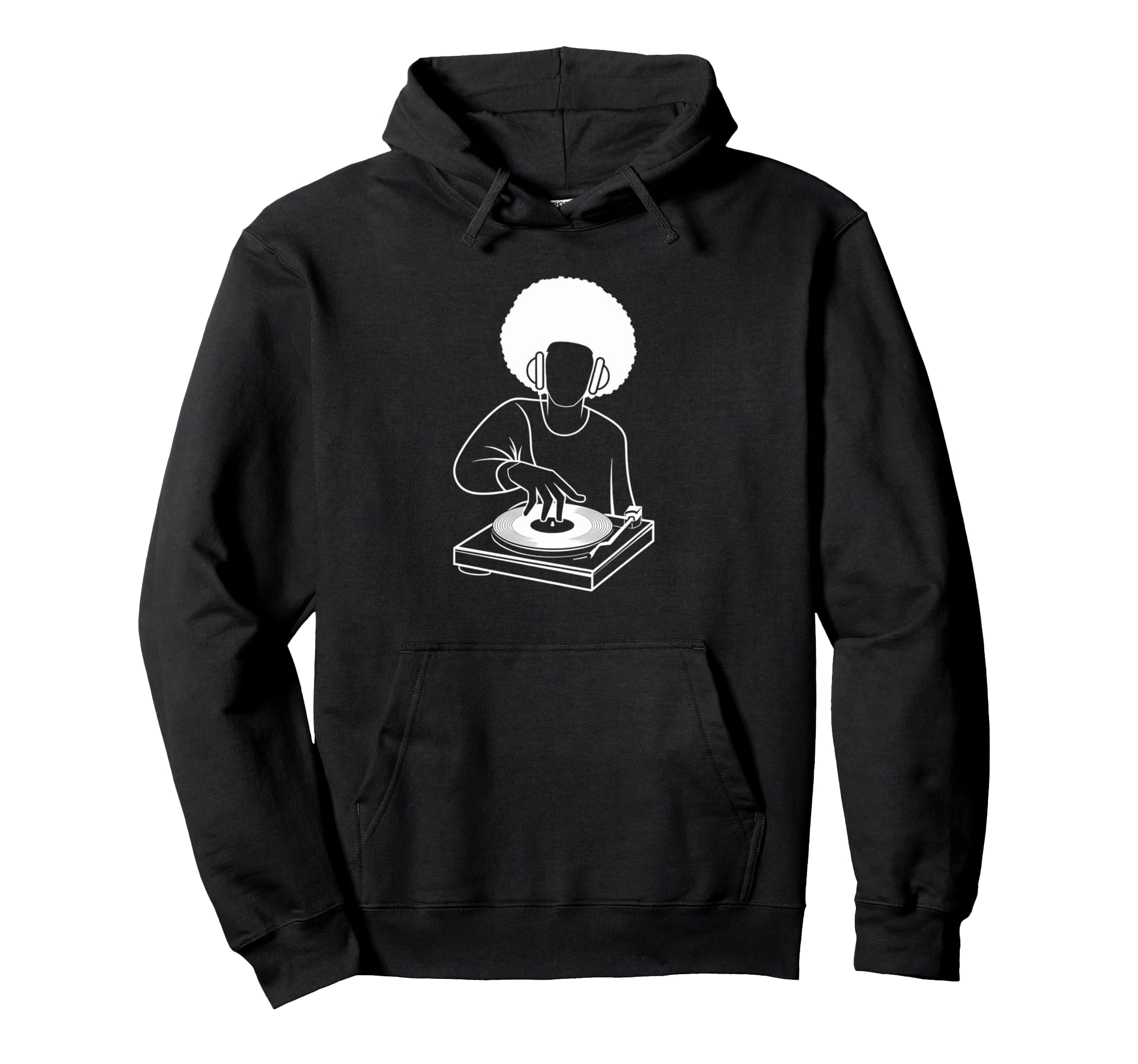 Raised Old School Hip Hop Dj Hoodie - Casual Everyday Wear Men Women - T-Shirt, Sweatshirt, Hoodie
