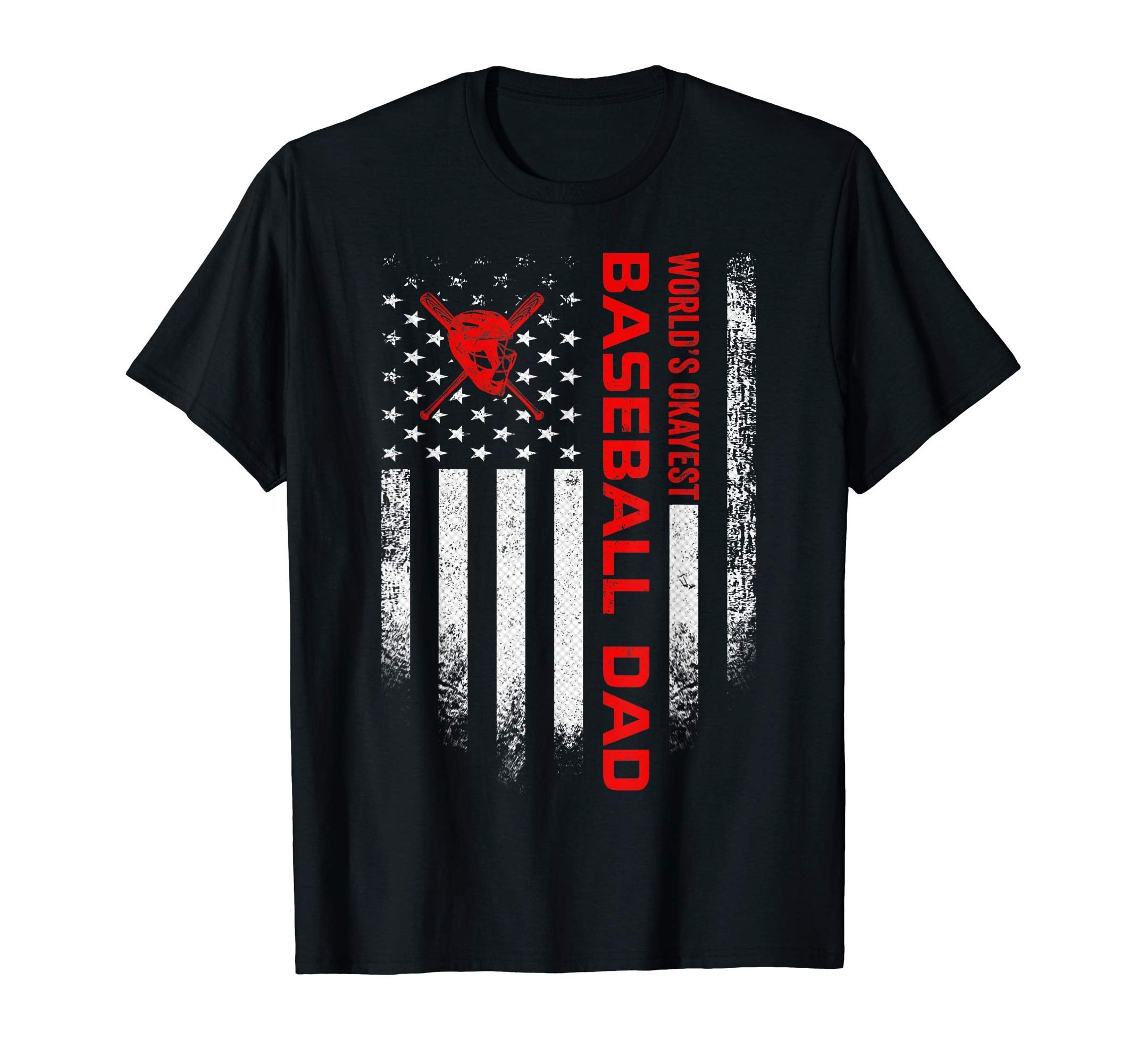 Usa American Flag Worlds Okayest T-Shirt - Trendy Graphic Men Women - T-Shirt, Sweatshirt, Hoodie