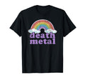 Death Metal Rainbow Funny Love T-Shirt - Aesthetic Graphic for Adults - T-Shirt, Sweatshirt, Hoodie