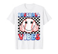 Baseball Vibes Groovy Game Day T-Shirt - Casual Everyday Wear Unisex - T-Shirt, Sweatshirt, Hoodie
