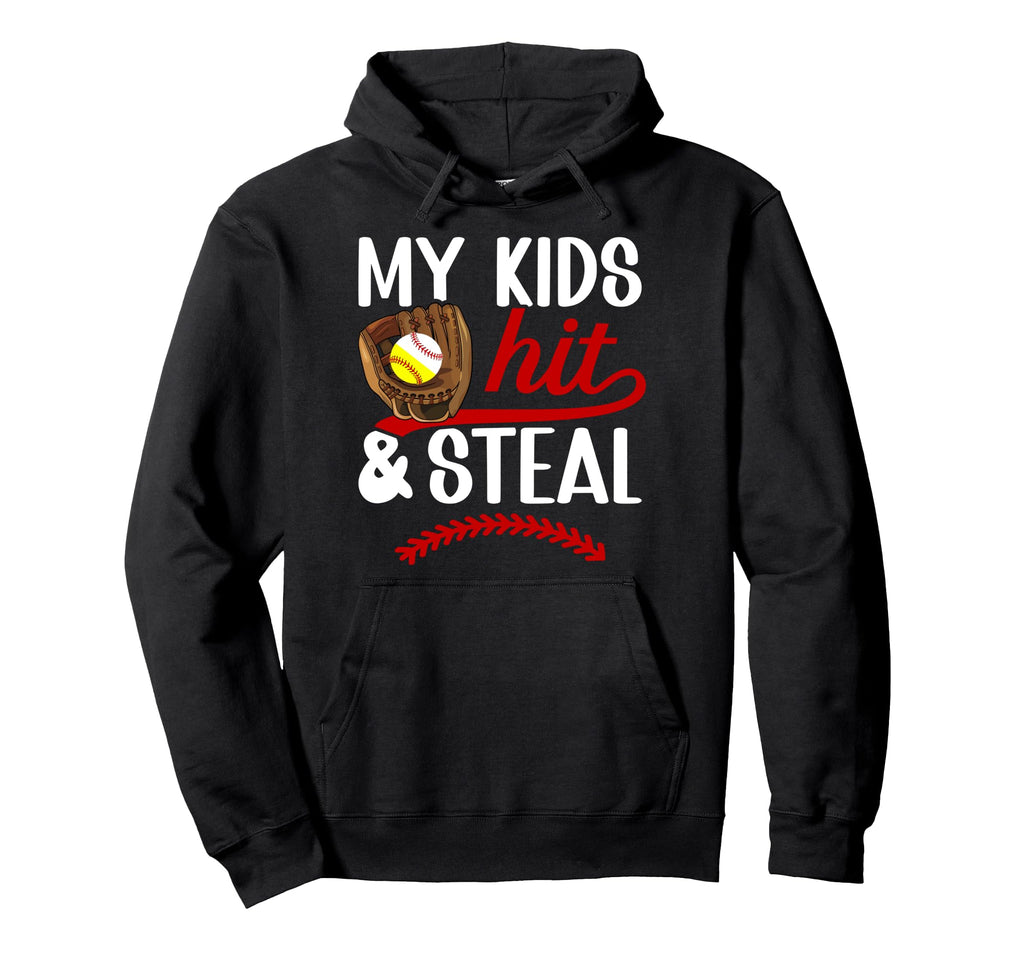 Softball Baseball Mom Funny Baseball Hoodie - Casual Everyday Wear Unisex - T-Shirt, Sweatshirt, Hoodie