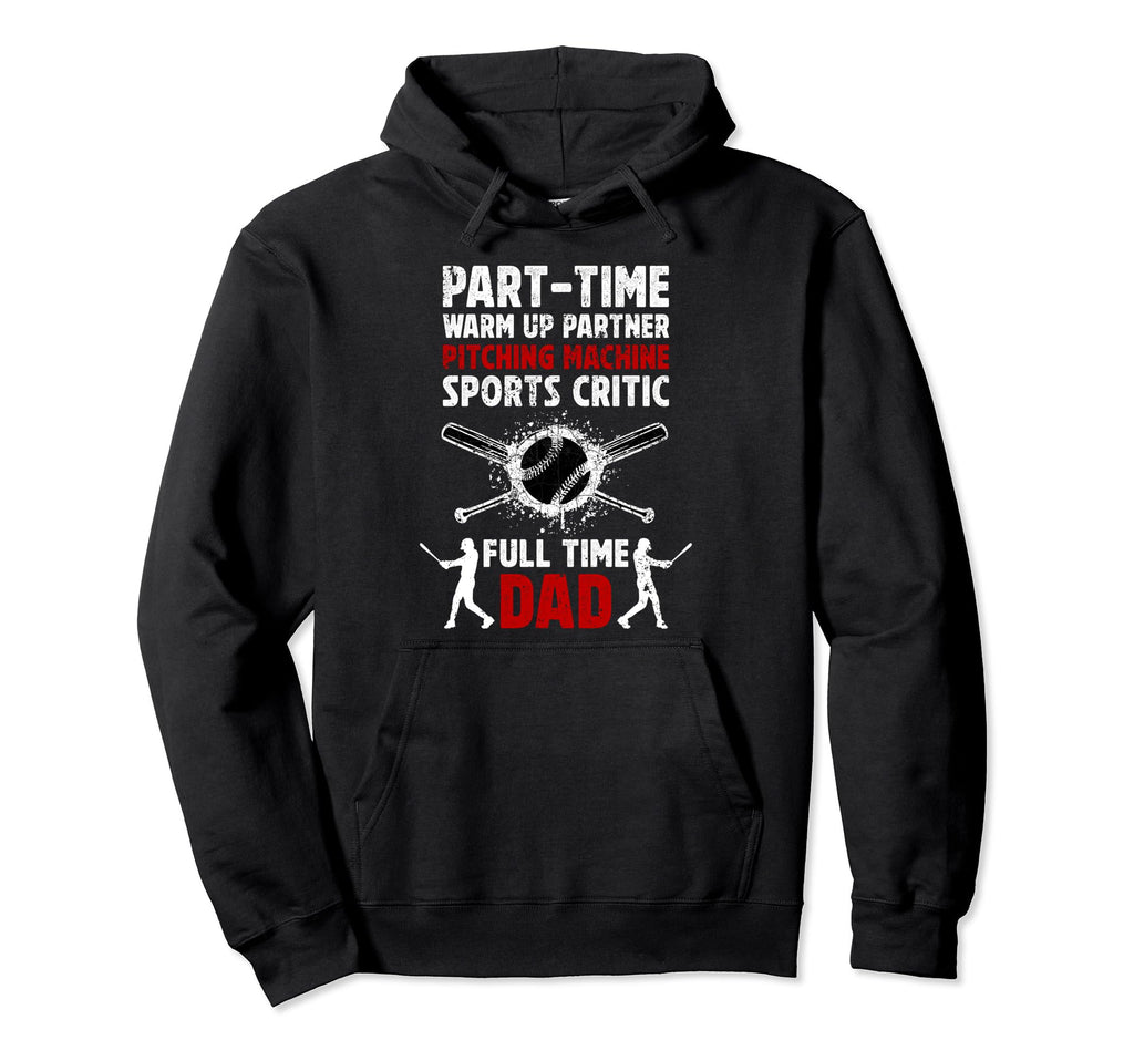 Baseball Dad Definition Dad Baseball Hoodie - Novelty Apparel Men Women - T-Shirt, Sweatshirt, Hoodie