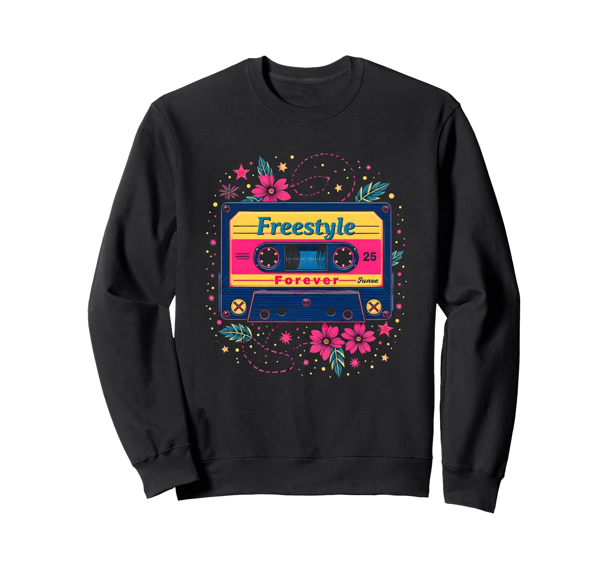 Freestyle Forever Cassette Tape Vibes Sweatshirt - Novelty Apparel Unisex - T-Shirt, Sweatshirt, Hoodie