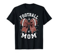 Womens Moms Coquette Bow Football T-Shirt - Fun Novelty Design for Adults - T-Shirt, Sweatshirt, Hoodie