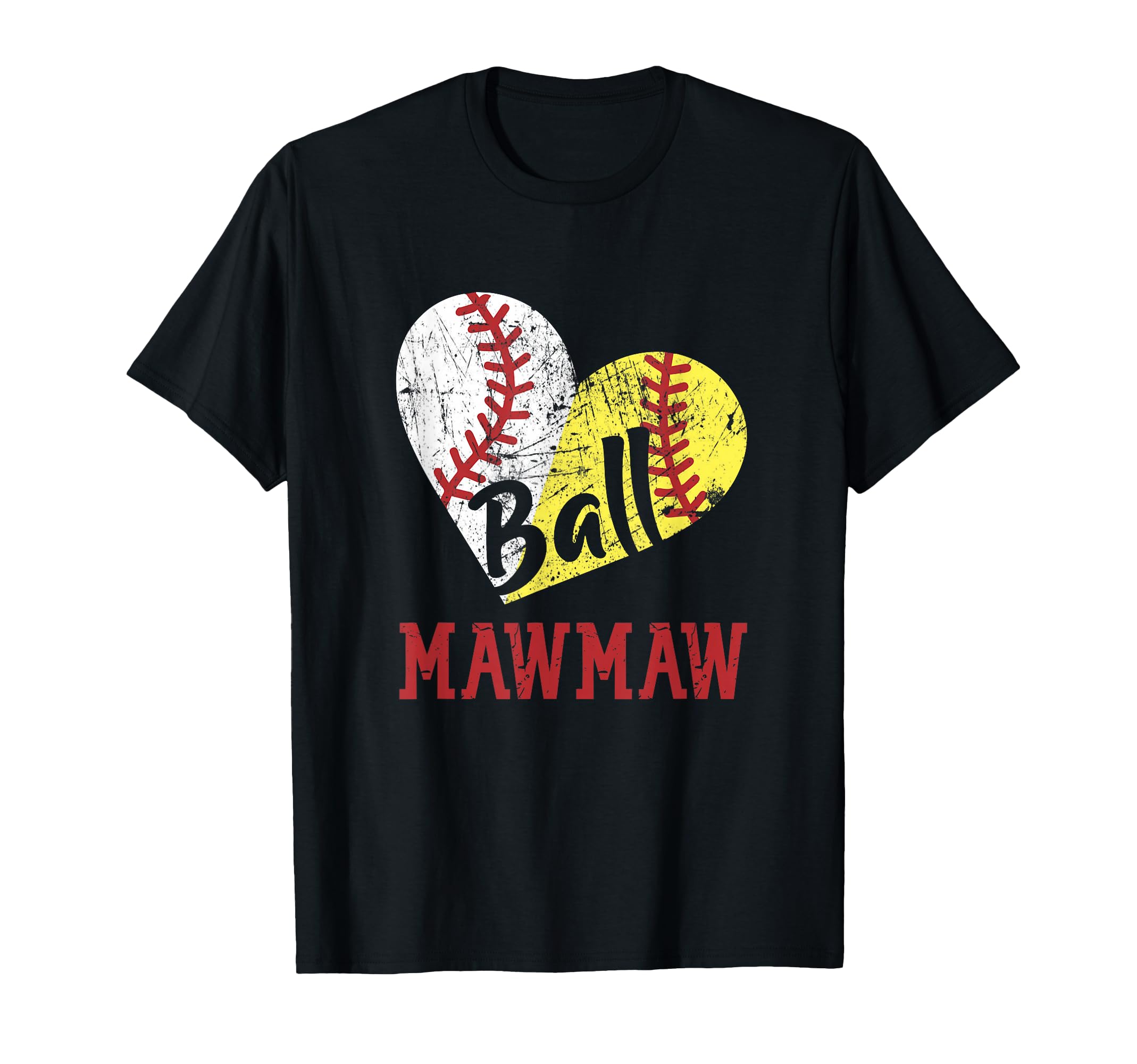 Funny Ball Mawmaw Softball Baseball T-Shirt - Unique Graphic for Adults - T-Shirt, Sweatshirt, Hoodie
