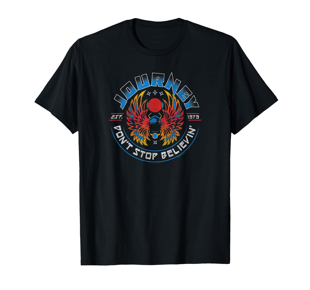 Journey Est 1973 Space Beetle Round Logo T-Shirt - Trendy Graphic Unisex - T-Shirt, Sweatshirt, Hoodie