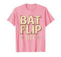 Bat Flip Life Mens Baseball T-Shirt - Custom Art Print for Adults - T-Shirt, Sweatshirt, Hoodie