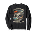 Camera Photographer Capture Moments Sweatshirt - Trendy Graphic Unisex - T-Shirt, Sweatshirt, Hoodie