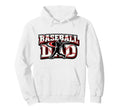 Baseball Dad Lettering Sports Hoodie - Aesthetic Graphic for Adults - T-Shirt, Sweatshirt, Hoodie