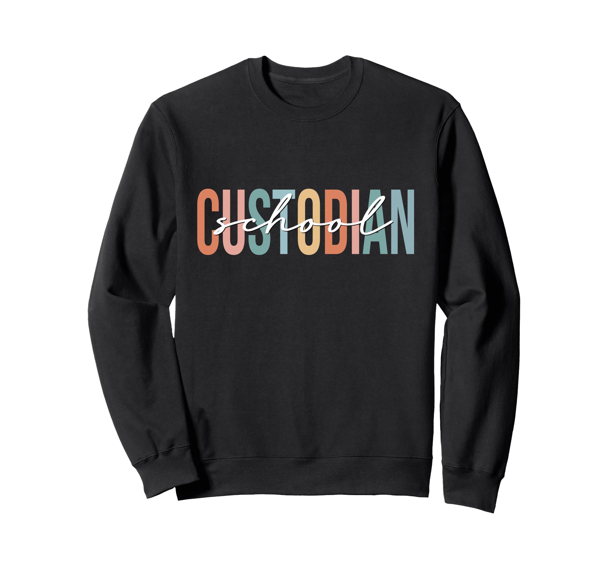 Boho School Custodian Back To Sweatshirt - Custom Art Print Men Women - T-Shirt, Sweatshirt, Hoodie