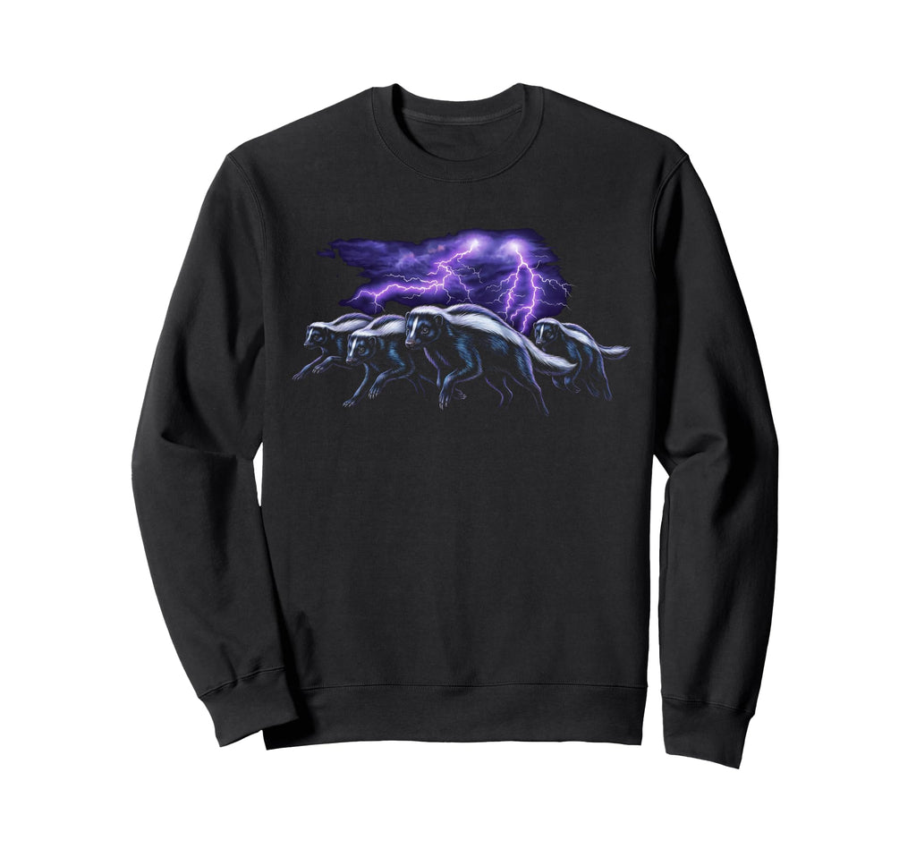 Skunk 90S Skunk Lover 80S Skunk Sweatshirt - Fun Novelty Design for Adults - T-Shirt, Sweatshirt, Hoodie