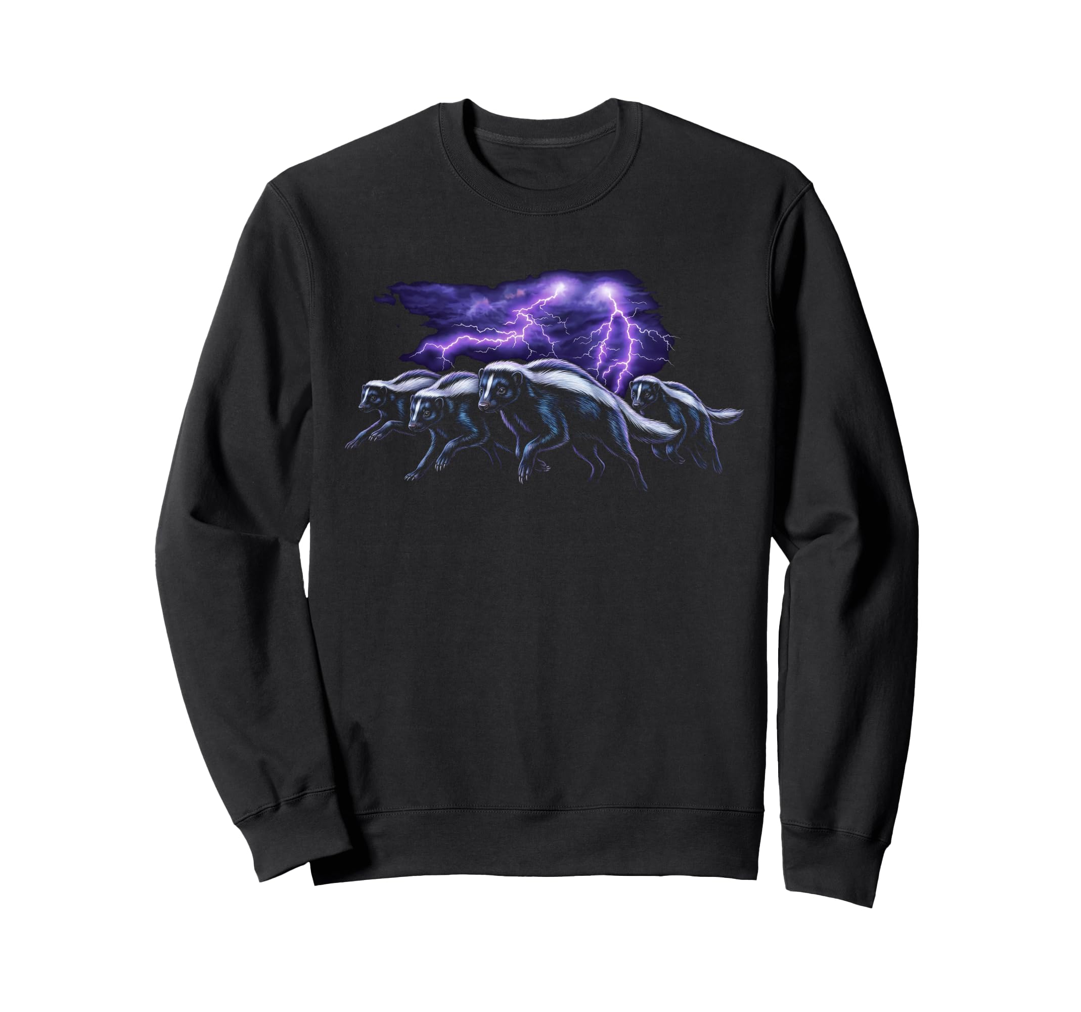 Skunk 90S Skunk Lover 80S Skunk Sweatshirt - Fun Novelty Design for Adults - T-Shirt, Sweatshirt, Hoodie
