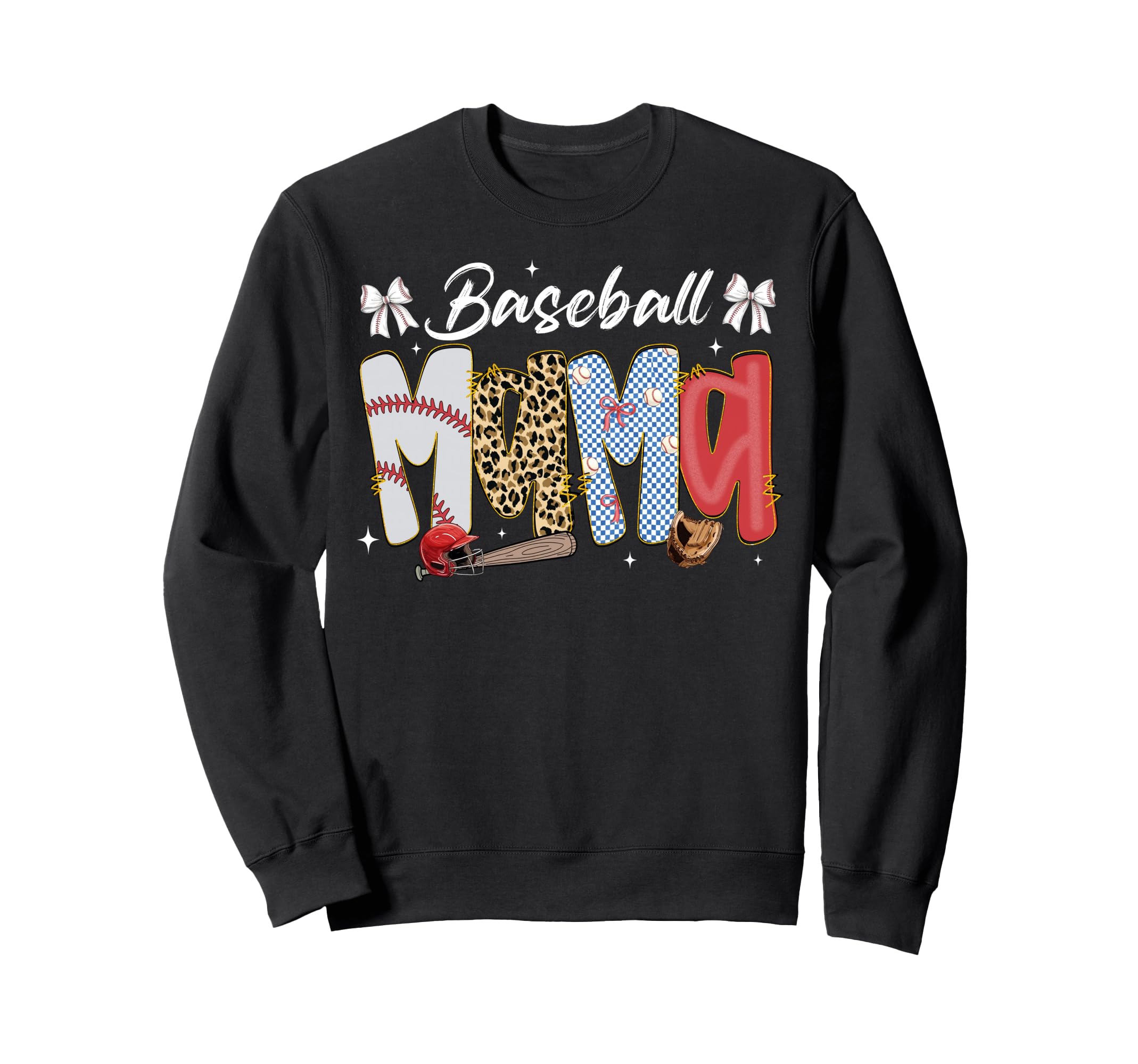 Baseball Mama Coquette Bow Game Sweatshirt - Streetwear Style Men Women - T-Shirt, Sweatshirt, Hoodie
