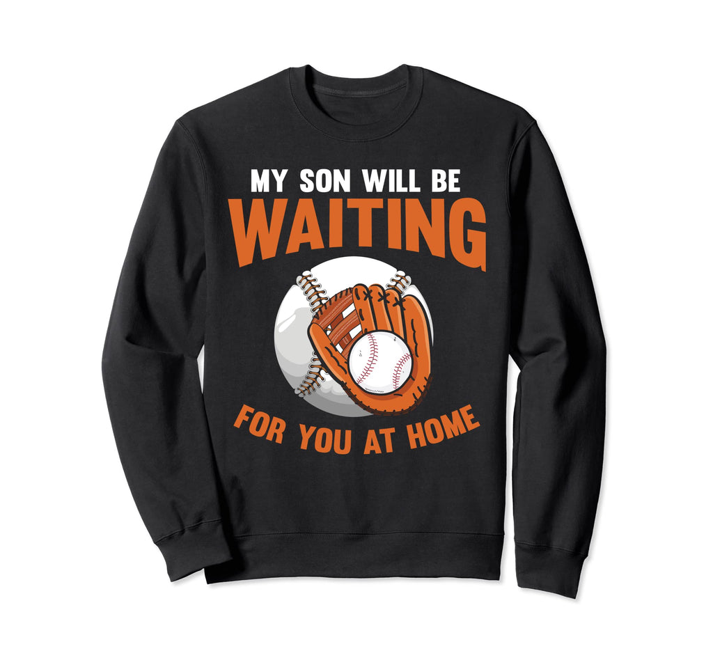 Son Baseball Player Funny Sweatshirt - Casual Everyday Wear Men Women - T-Shirt, Sweatshirt, Hoodie