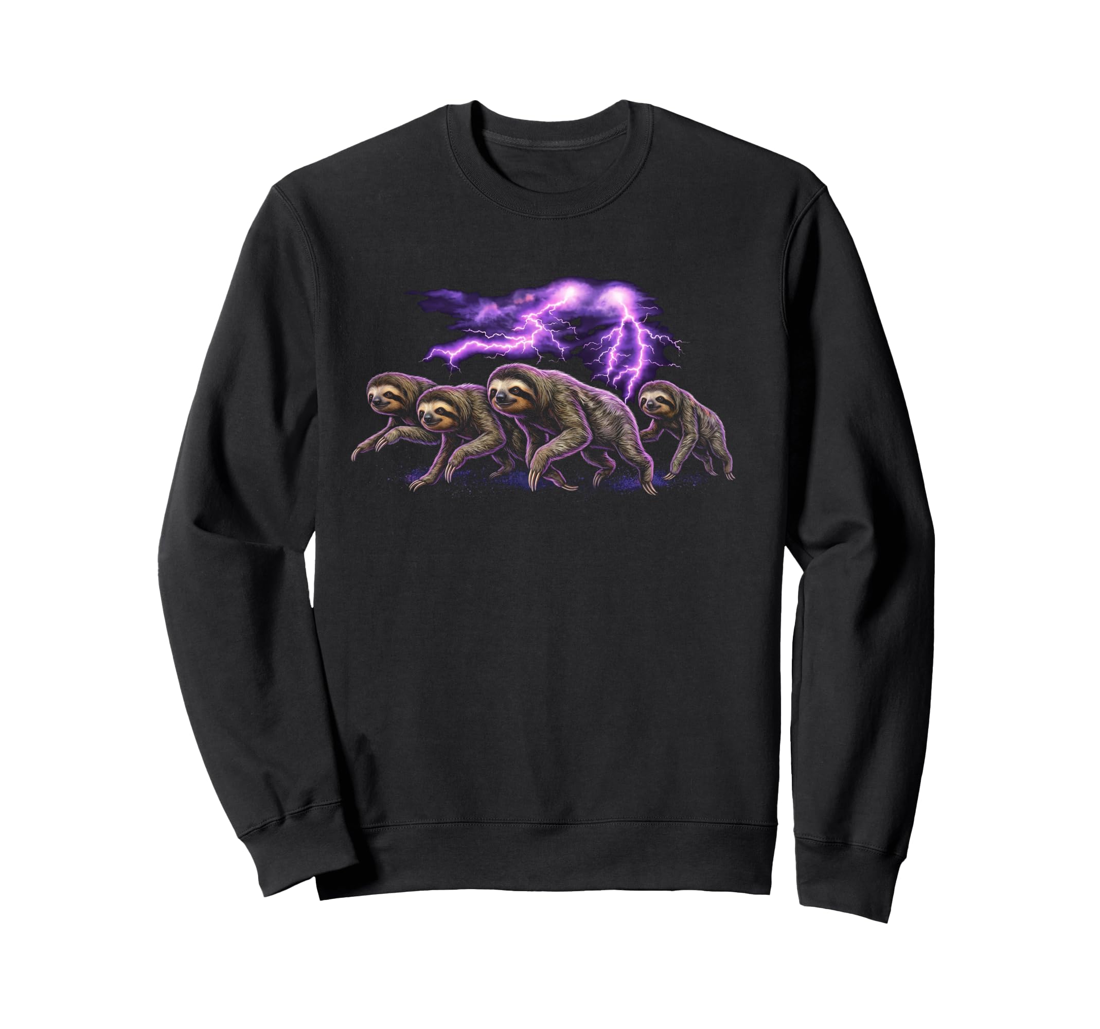 Sloth 90S Funny Sloth Lover 80S Sweatshirt - Streetwear Style for Adults - T-Shirt, Sweatshirt, Hoodie
