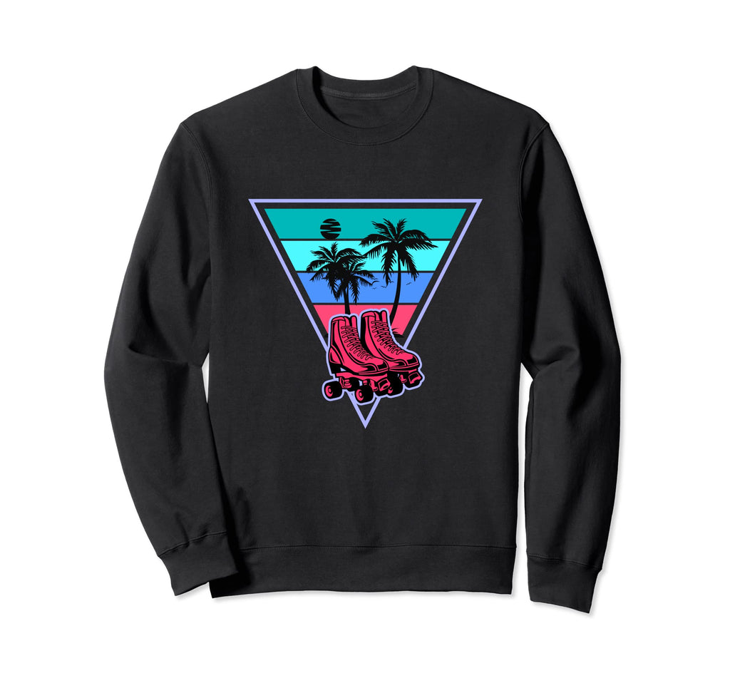 80S Roller Skating Roller Skating Sweatshirt - Streetwear Style for Adults - T-Shirt, Sweatshirt, Hoodie