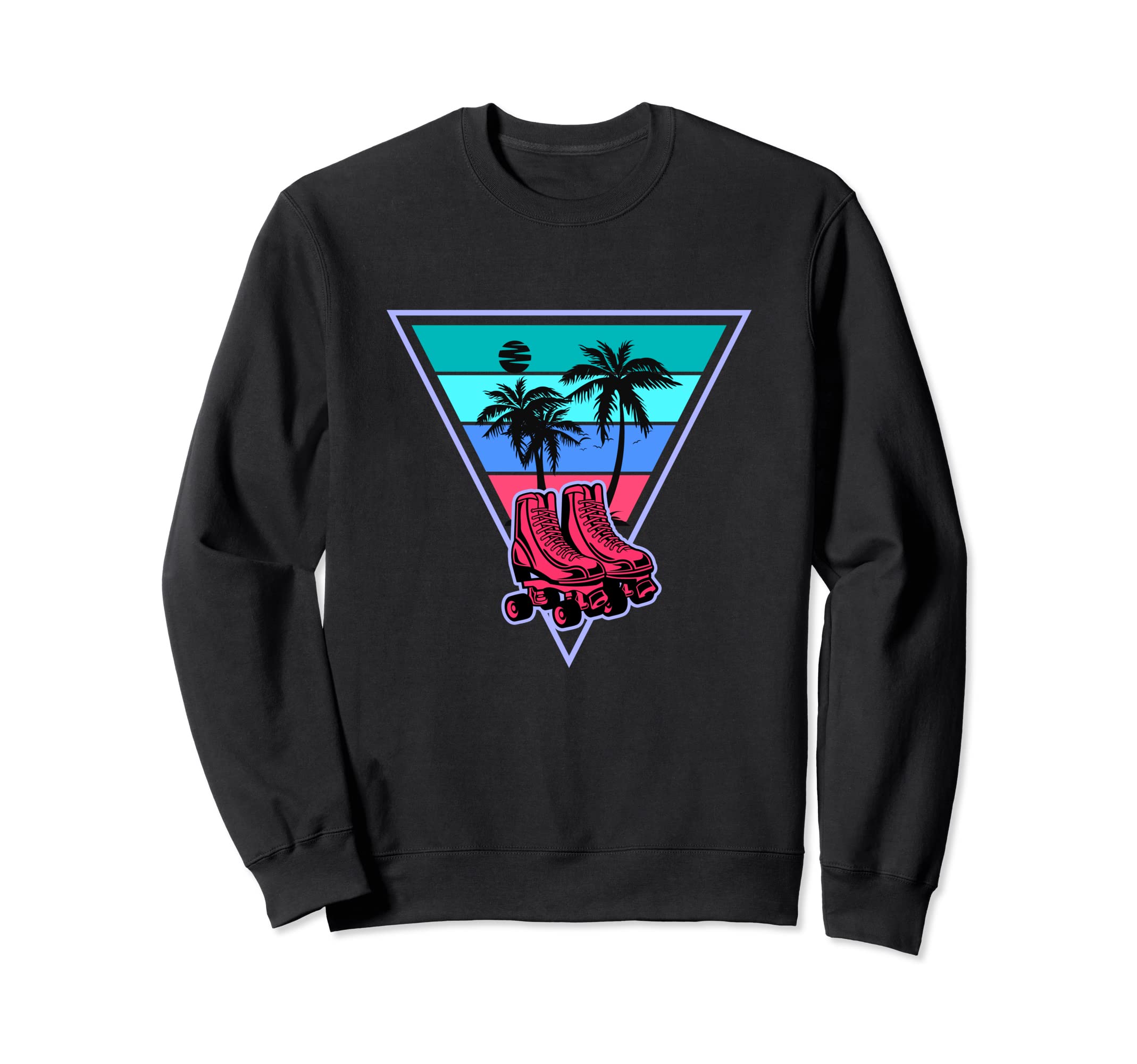 80S Roller Skating Roller Skating Sweatshirt - Streetwear Style for Adults - T-Shirt, Sweatshirt, Hoodie
