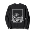 Great Wave Off Kanagawa Vaporwave Sweatshirt - Unique Graphic for Adults - T-Shirt, Sweatshirt, Hoodie