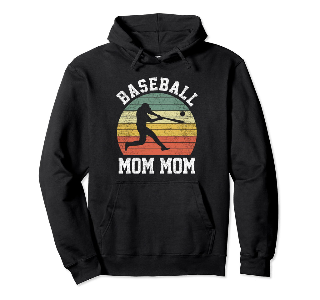 Baseball Mom Mom Baseball Lover Hoodie - Unique Graphic for Adults - T-Shirt, Sweatshirt, Hoodie