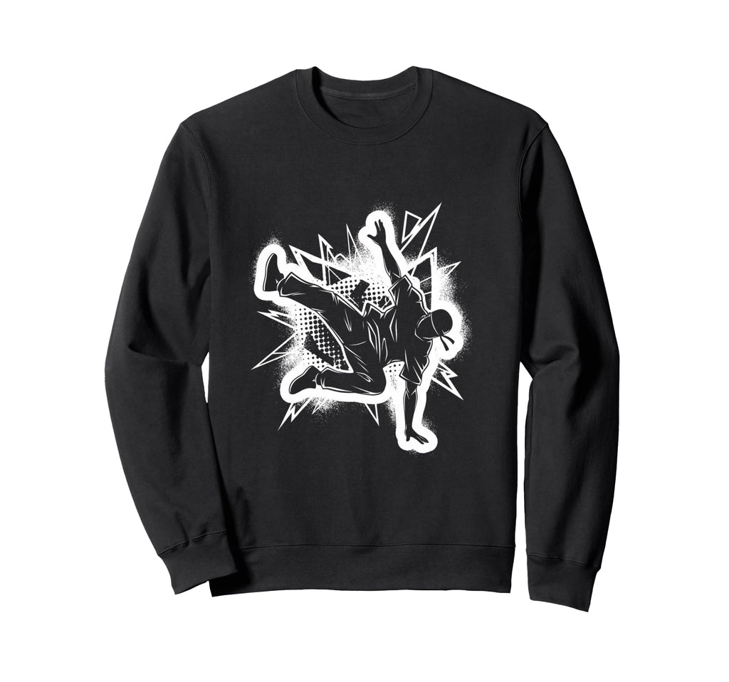 Break Dancer Hip Hop Old School Modern Sweatshirt - Trendy Graphic Unisex - T-Shirt, Sweatshirt, Hoodie