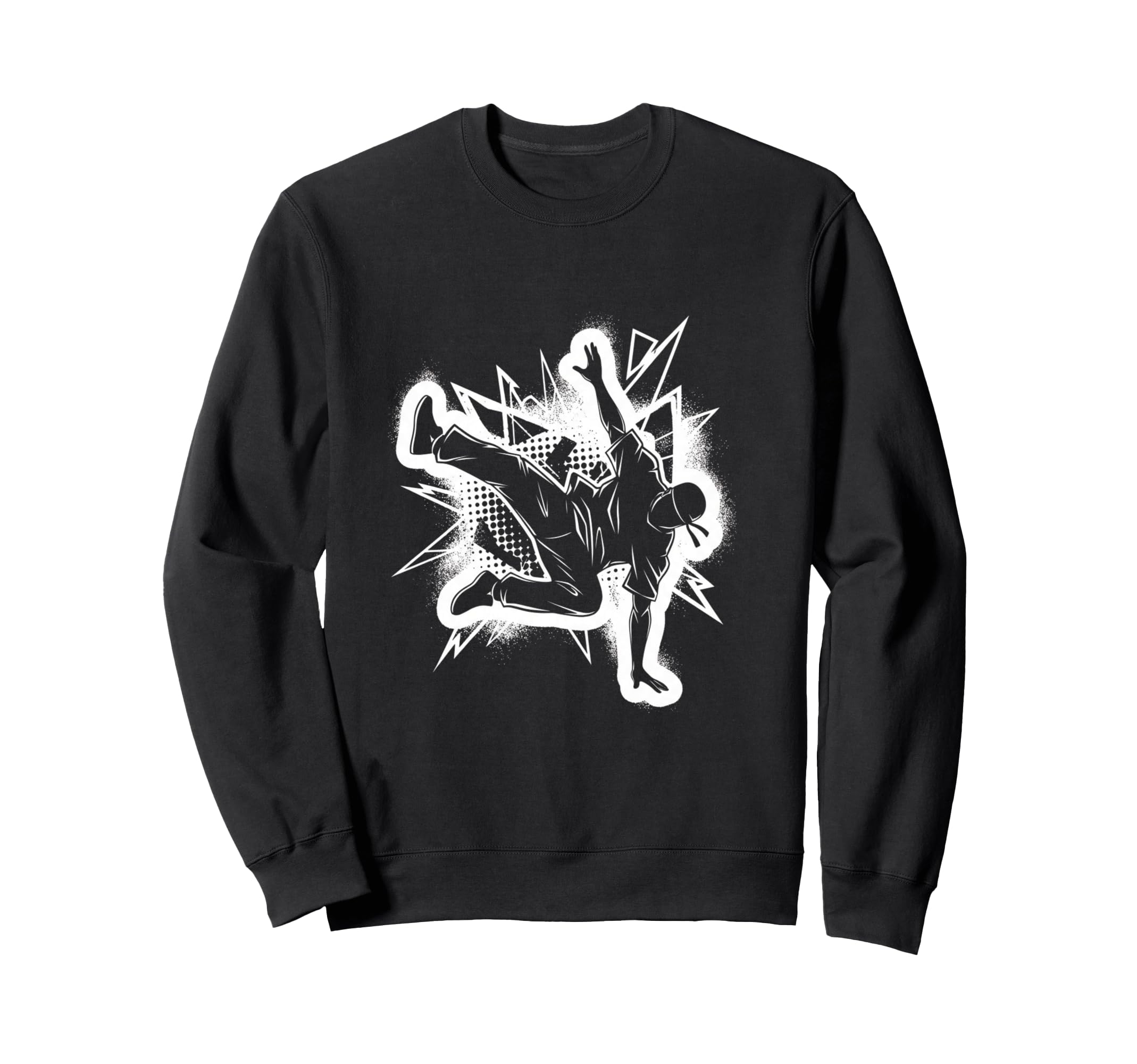 Break Dancer Hip Hop Old School Modern Sweatshirt - Trendy Graphic Unisex - T-Shirt, Sweatshirt, Hoodie