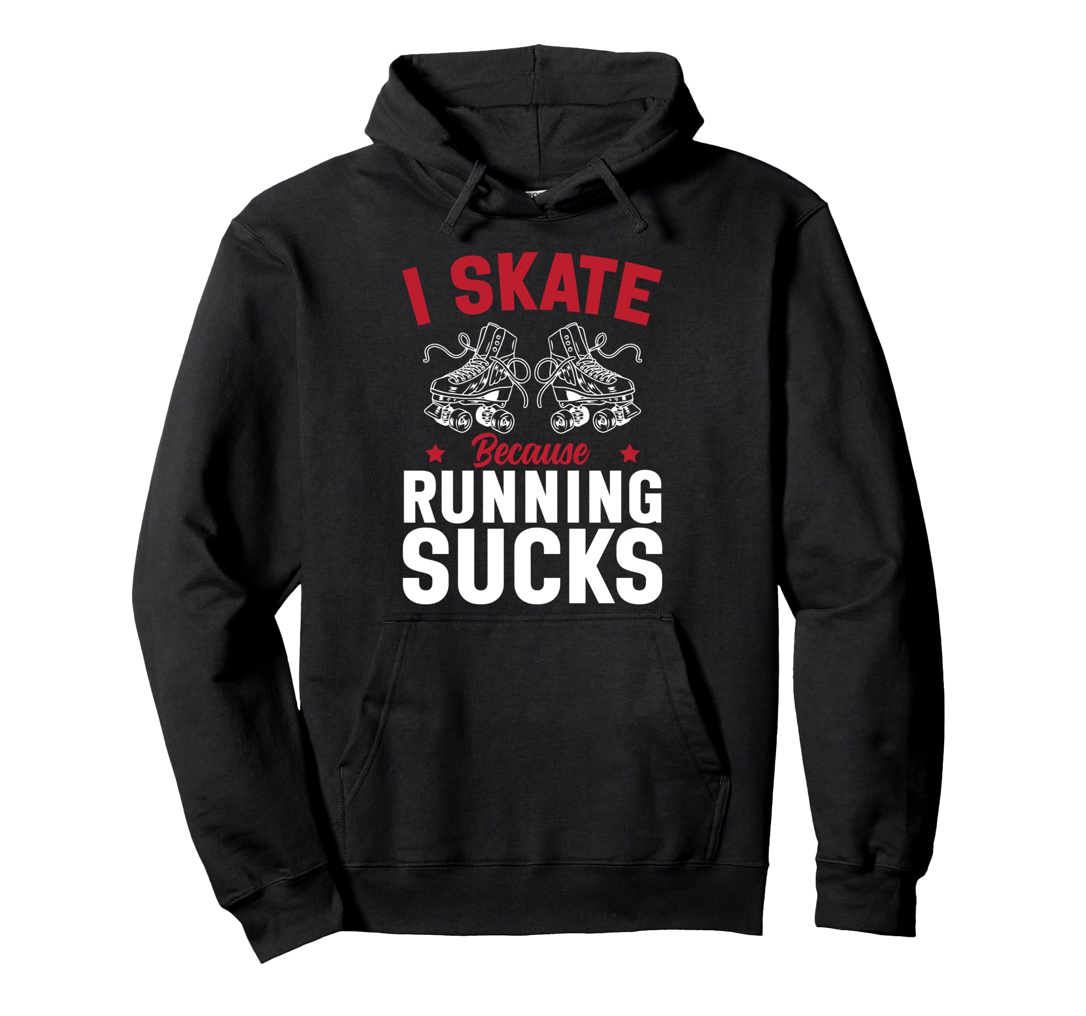 Roller Skating Skate 1970S I Skate Because Hoodie - Custom Art Print Unisex - T-Shirt, Sweatshirt, Hoodie