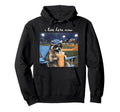 I Live Here Now Funny Raccoon Hoodie - Custom Art Print for Adults - T-Shirt, Sweatshirt, Hoodie